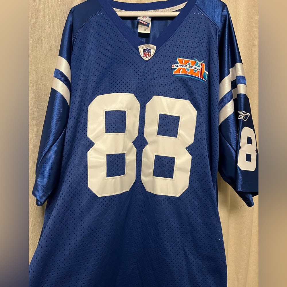 Superbowl 41 Marvin Harrison 88 jersey size 54